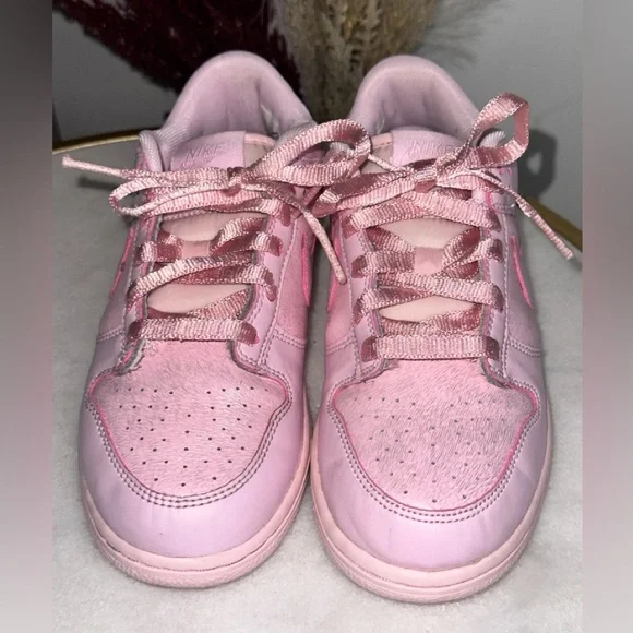 Nike Girls Preschool Dunk Low PS Prism Pink size 2.5Y - Picture 3 of 8